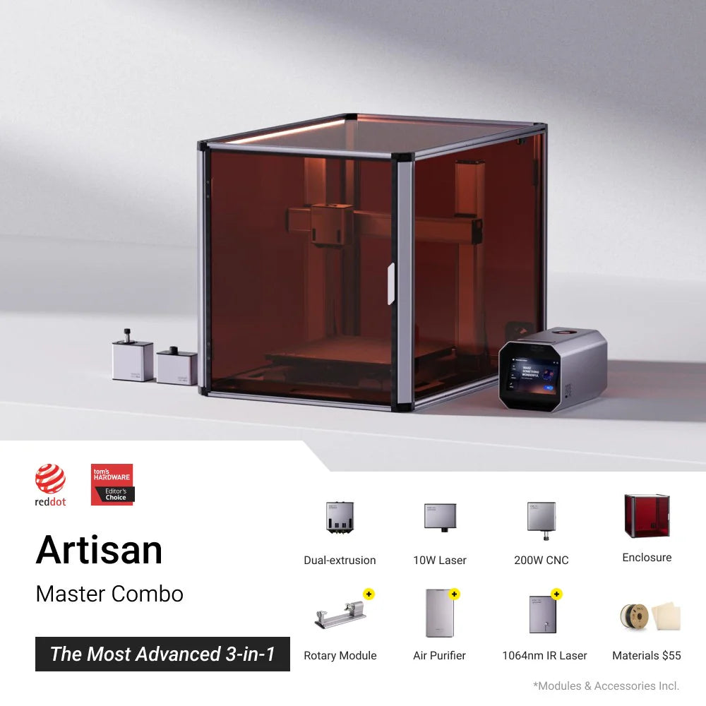Artisan 3-In-1 3D Printer