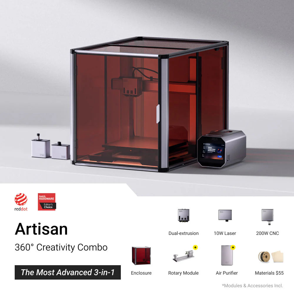 Artisan 3-In-1 3D Printer
