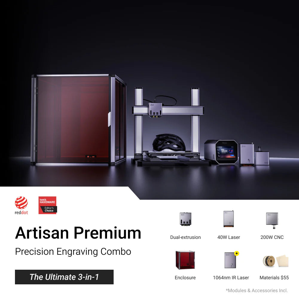 Artisan 3-In-1 3D Printer