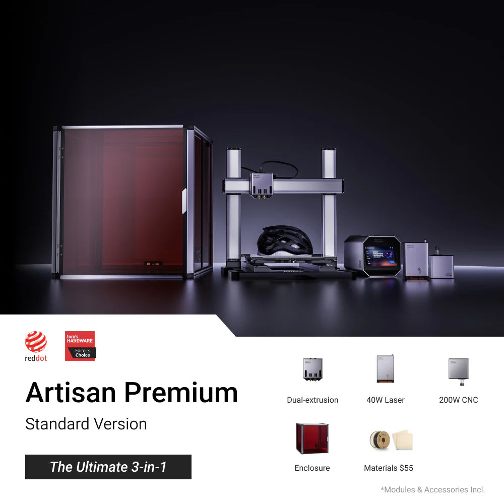 Artisan 3-In-1 3D Printer