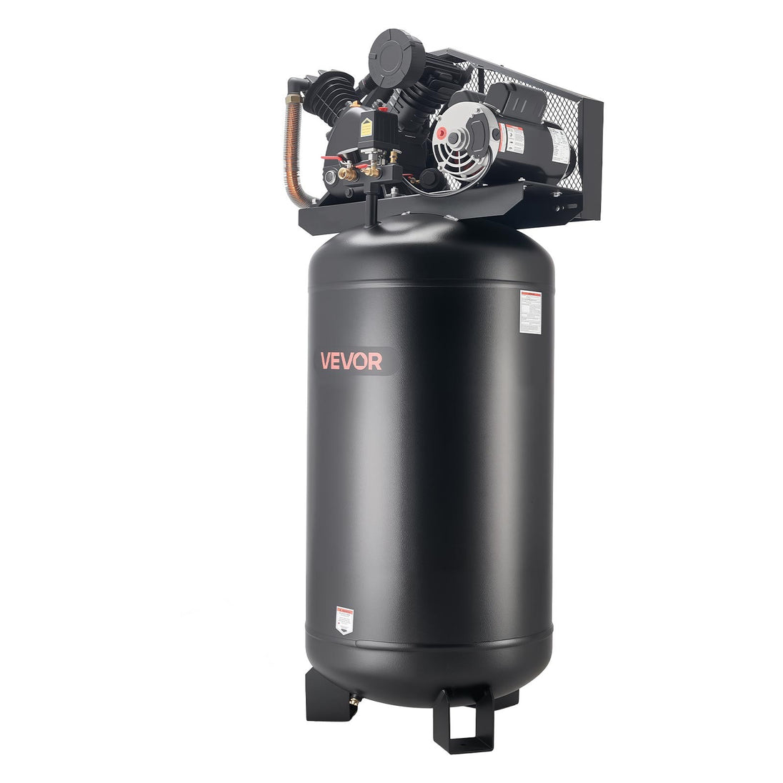 VEVOR 80 Gallons Heavy-Duty Air Compressor 5HP 10 SCFM at 90PSI Oil-Lubricated