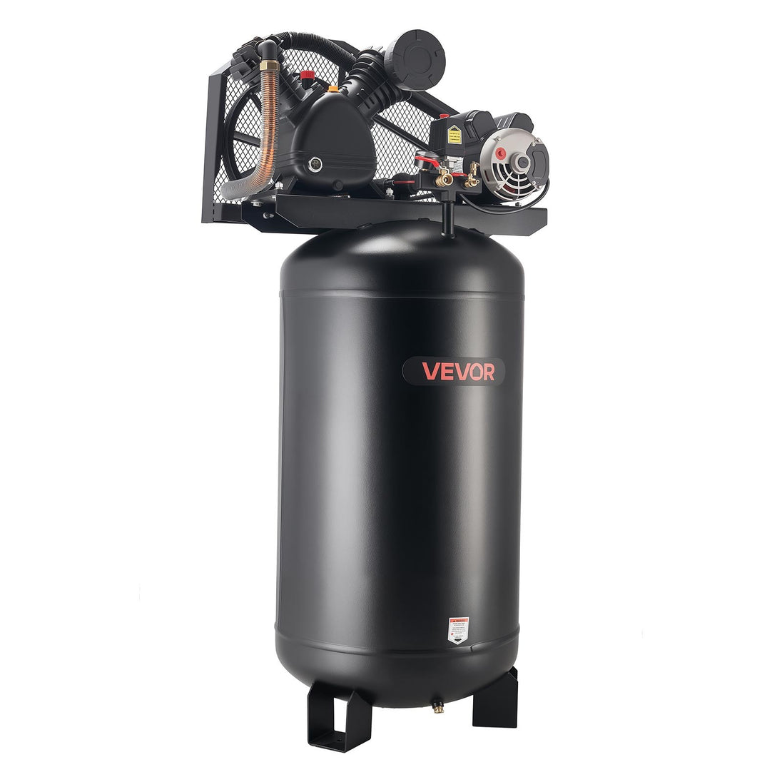 VEVOR 80 Gallons Heavy-Duty Air Compressor 5HP 10 SCFM at 90PSI Oil-Lubricated